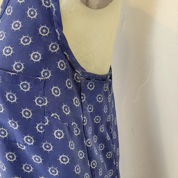 Nwot Joie blue nautical racer back mm in dress - Picture 4 of 9